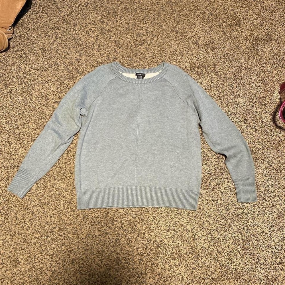 Max‎ & Mia Light blue crewneck sweater size XL